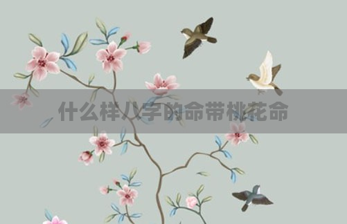 什么样八字的命带桃花命