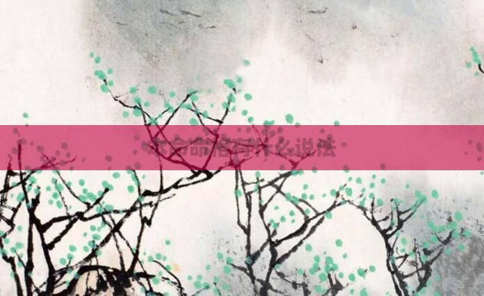 本命命格有什么说法