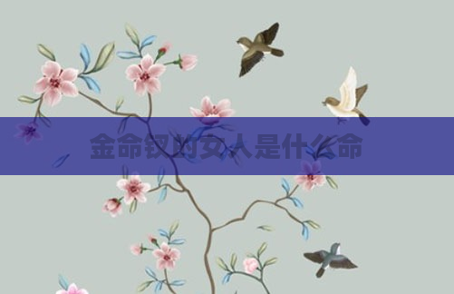 金命钗的女人是什么命