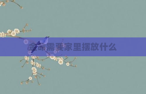 金命需要家里摆放什么