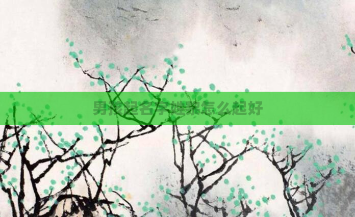 男孩起名字姓黎怎么起好