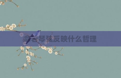 命若琴弦反映什么哲理