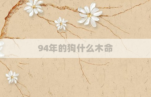 94年的狗什么木命