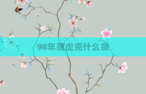 98年属虎克什么命