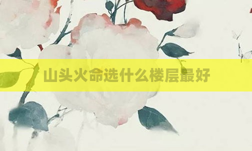山头火命选什么楼层最好