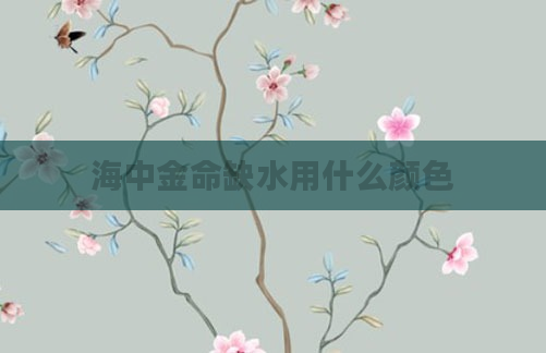 海中金命缺水用什么颜色