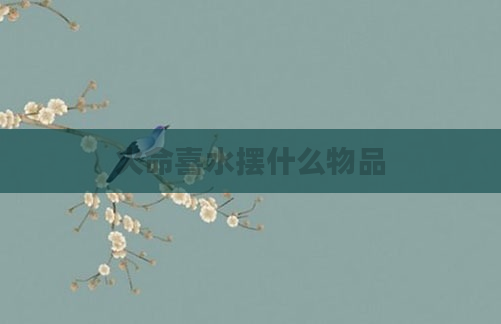 火命喜水摆什么物品