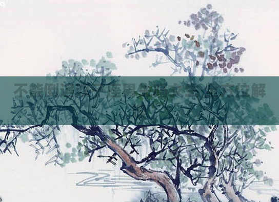 不能倒追双子座男生吗女生 全方位解读