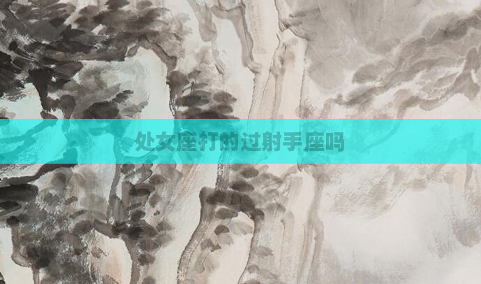 处女座打的过射手座吗