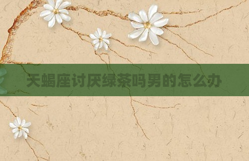 天蝎座讨厌绿茶吗男的怎么办