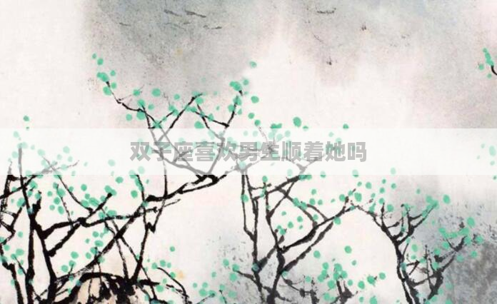 双子座喜欢男生顺着她吗