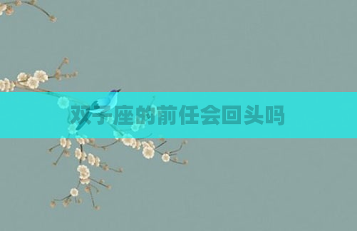 双子座的前任会回头吗