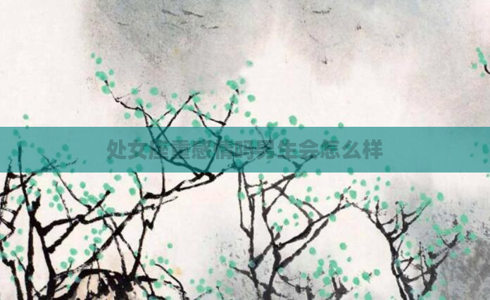 处女座重感情吗男生会怎么样