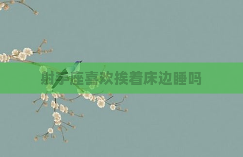 射手座喜欢挨着床边睡吗