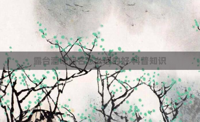 露台酒吧起名怎么起的好 科普知识