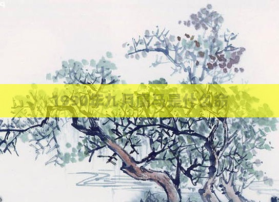 1990年九月属马是什么命