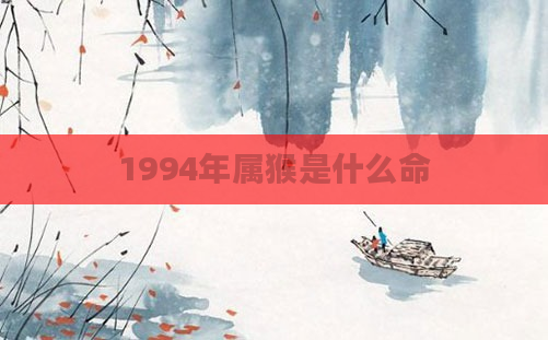 1994年属猴是什么命