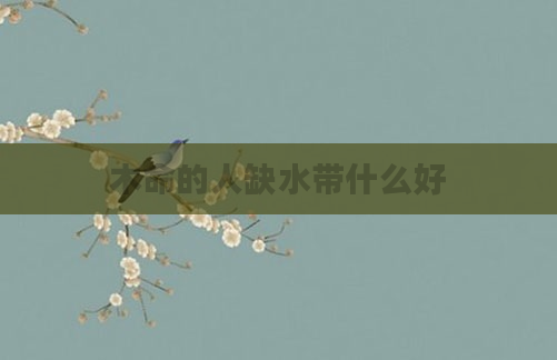 木命的人缺水带什么好