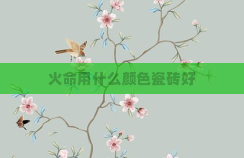 火命用什么颜色瓷砖好