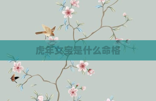 虎年女宝是什么命格
