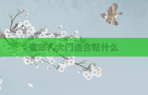 金命人大门适合贴什么