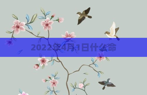 2022年4月1日什么命
