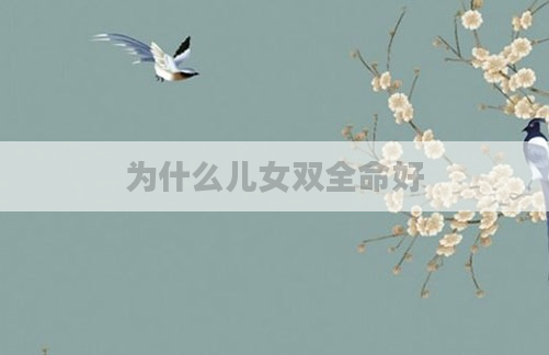 为什么儿女双全命好