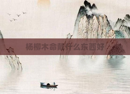 杨柳木命戴什么东西好