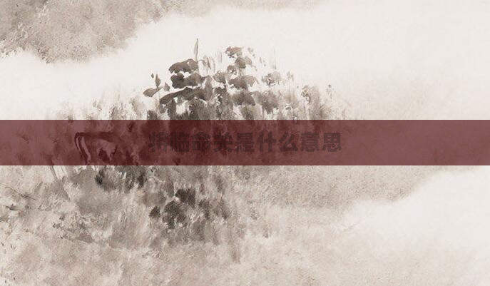 将临命关是什么意思