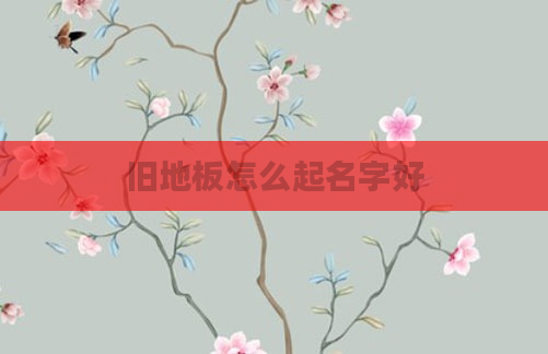 旧地板怎么起名字好