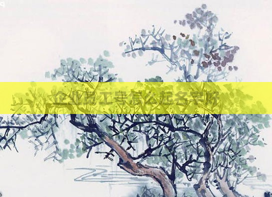 企业员工号怎么起名字好