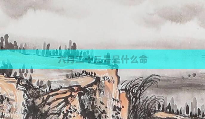 六月二十三号是什么命