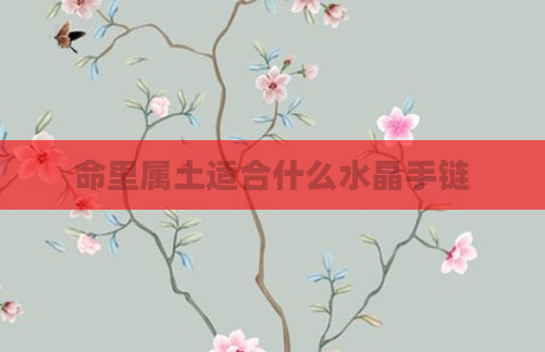 命里属土适合什么水晶手链