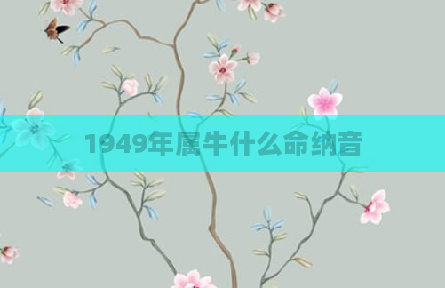 1949年属牛什么命纳音