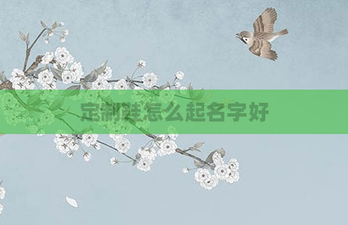 定制鞋怎么起名字好