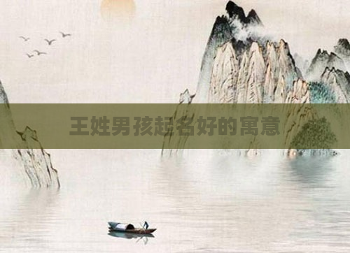 王姓男孩起名好的寓意