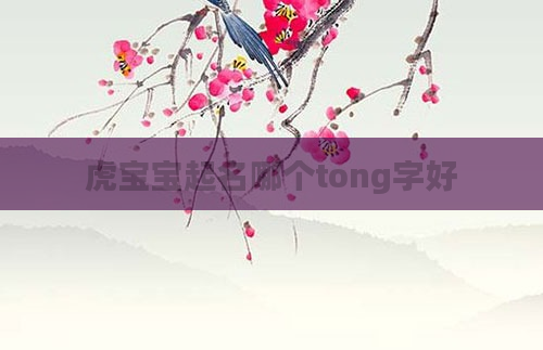虎宝宝起名哪个tong字好