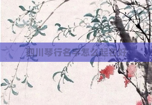 四川琴行名字怎么起名好