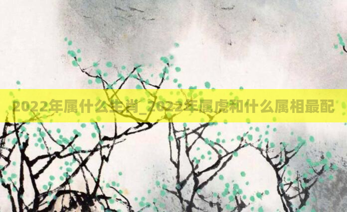 2022年属什么生肖_2022年属虎和什么属相最配