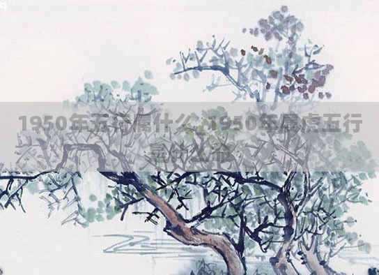 1950年五行属什么_1950年属虎五行是什么命