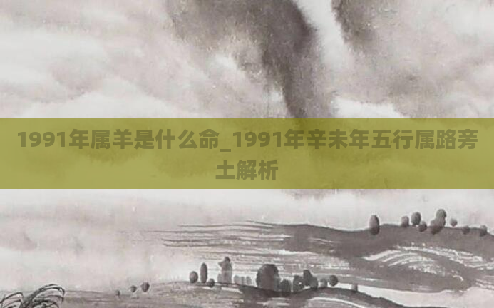 1991年属羊是什么命_1991年辛未年五行属路旁土解析