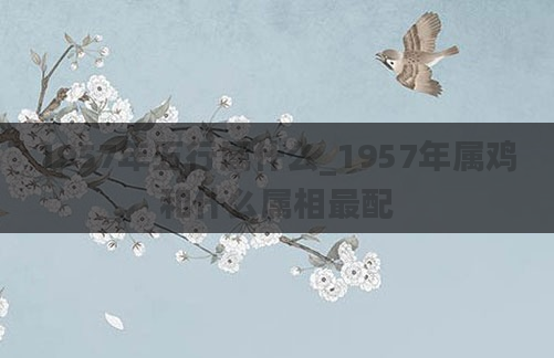 1957年五行属什么_1957年属鸡和什么属相最配