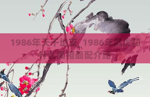 1986年天干地支_1986年属虎和什么属相最配介绍