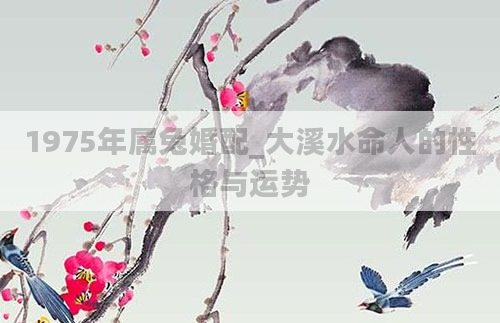 1975年属兔婚配_大溪水命人的性格与运势