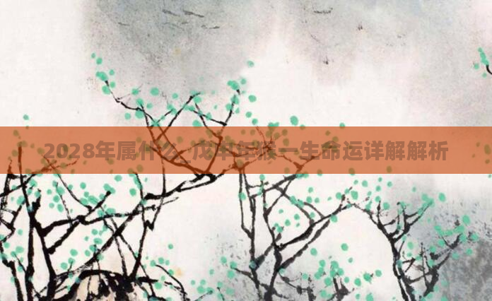 2028年属什么_戊申年猴一生命运详解解析