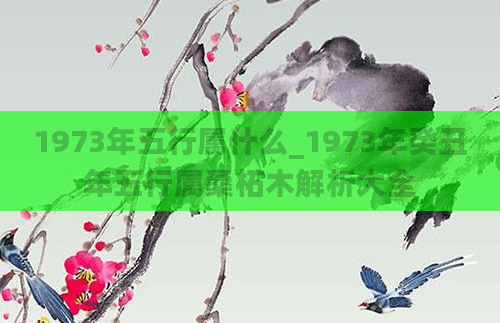 1973年五行属什么_1973年癸丑年五行属桑柘木解析大全