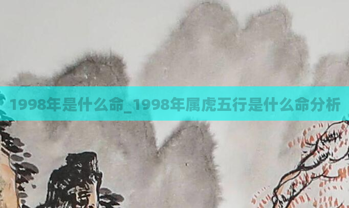 1998年是什么命_1998年属虎五行是什么命分析