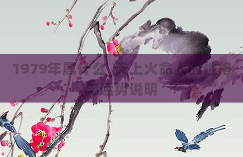 1979年属什么_天上火命人的性格与运势说明