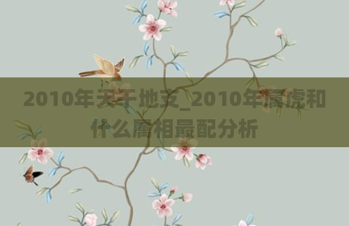 2010年天干地支_2010年属虎和什么属相最配分析