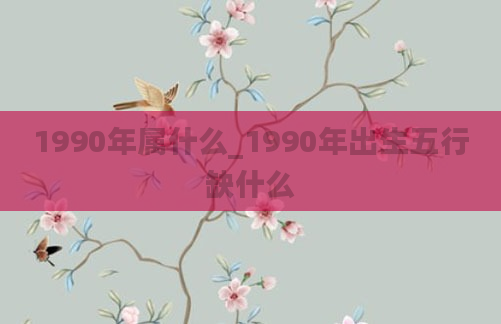 1990年属什么_1990年出生五行缺什么